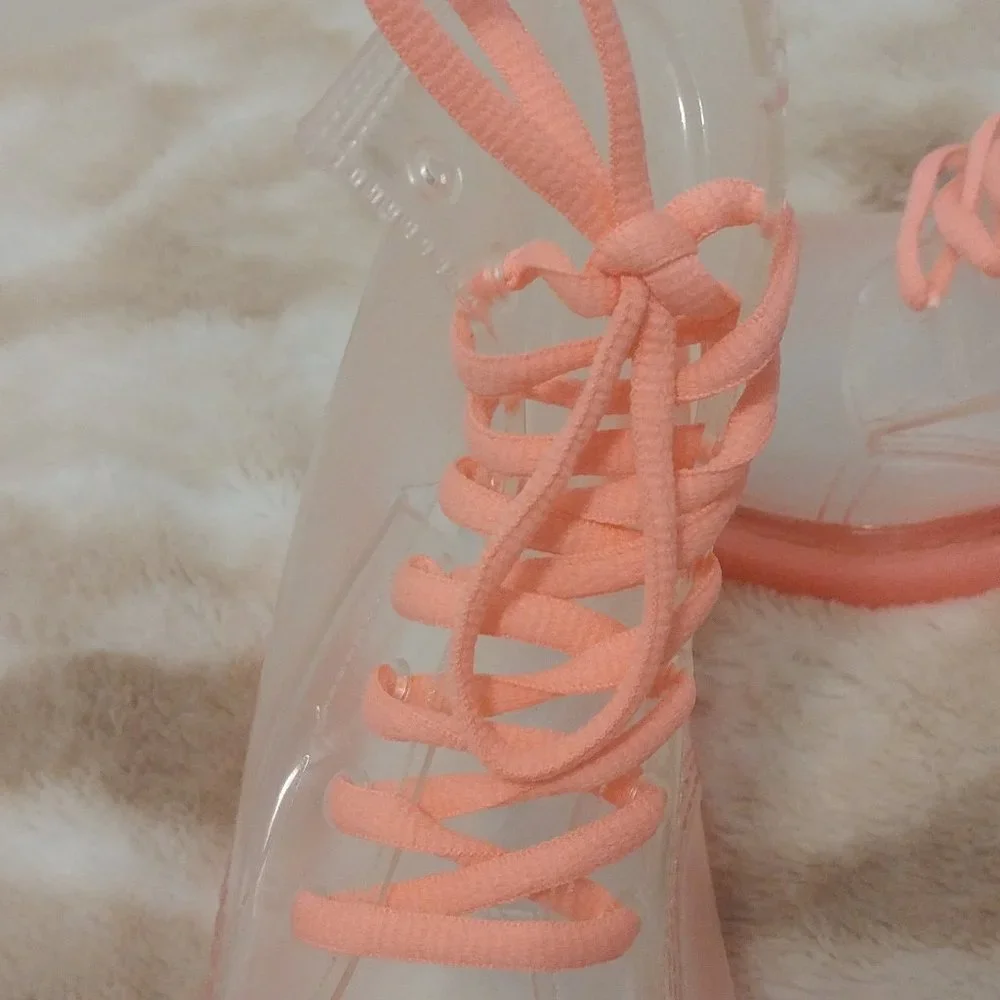 Workshop Ginny Pink Fluorescent Boots Size 36 NWOB